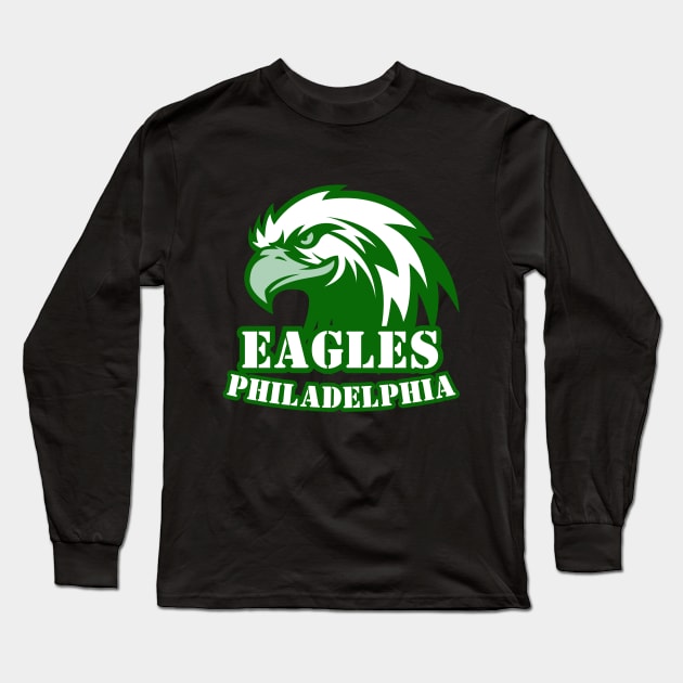 Philadelphia-Eagles Long Sleeve T-Shirt by Whisky1111